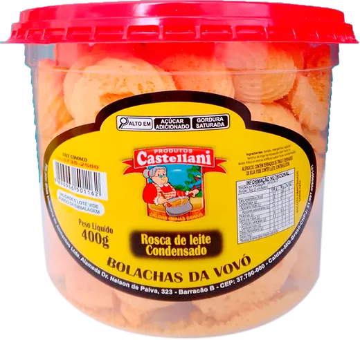 Embalagem de Biscoito Leite Condensado Castellani