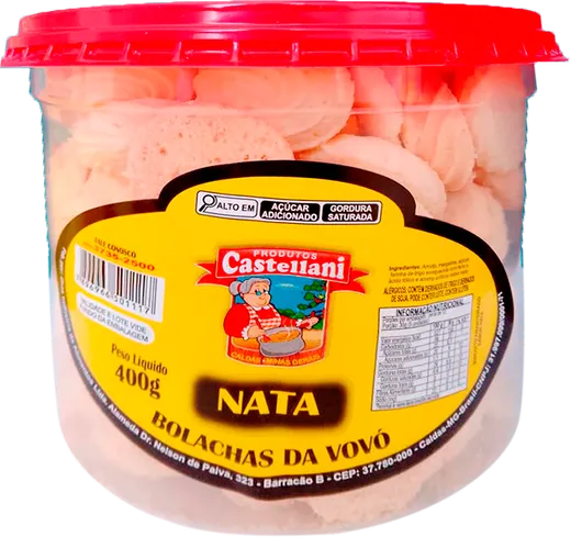 Embalagem de Biscoito Nata Castellani