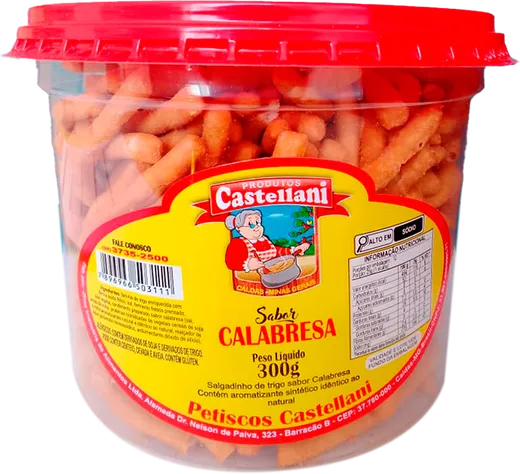 Embalagem de Biscoito Calabresa Castellani