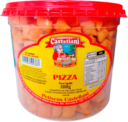 Embalagem de Biscoito Pizza Castellani