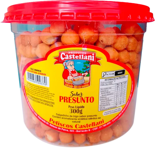 Embalagem de Biscoito Presunto Castellani