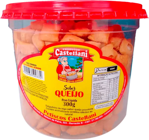 Embalagem de Biscoito Queijo Castellani